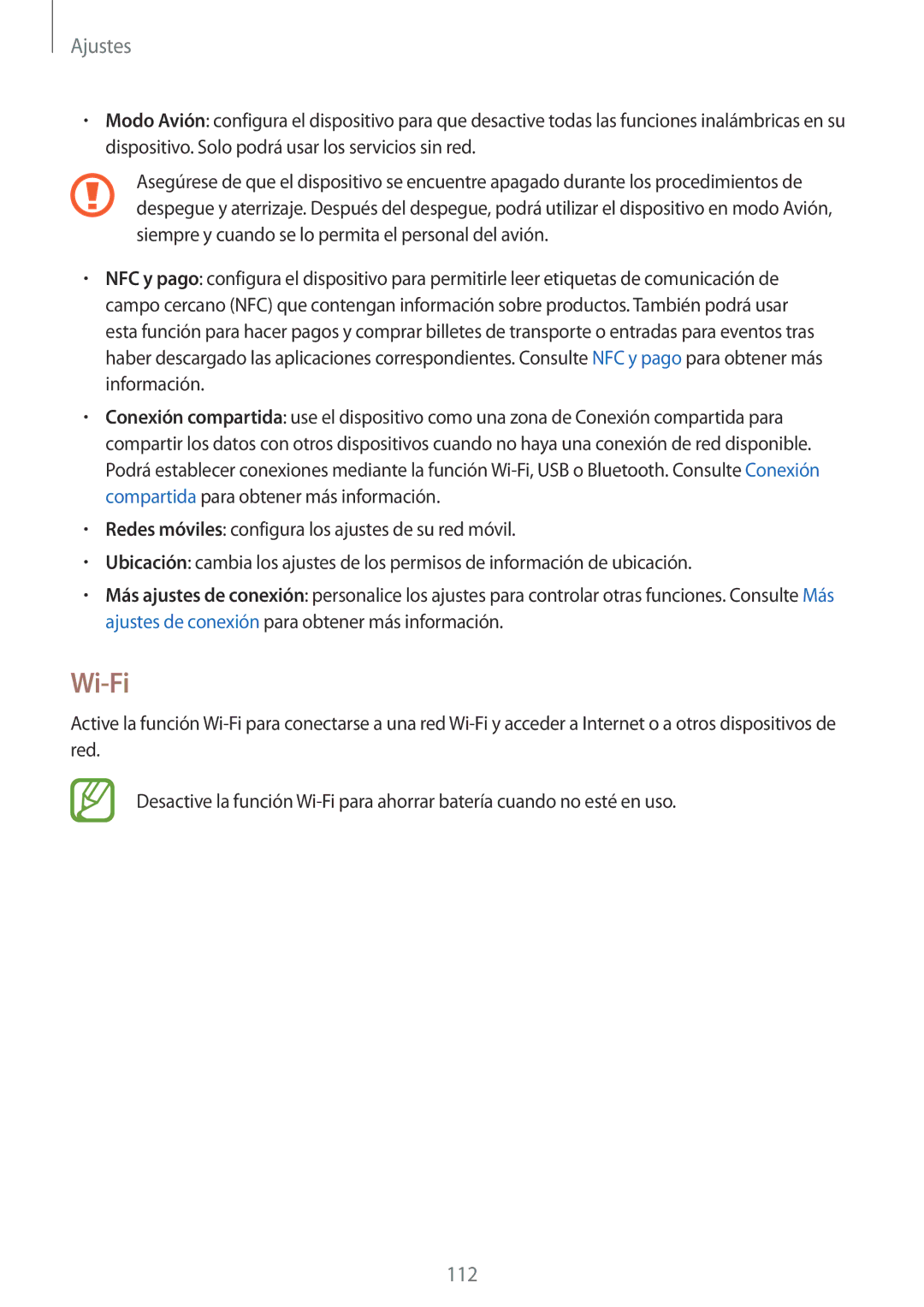 Samsung SM-A320FZINPHE, SM-A320FZBNPHE, SM-A520FZDAPHE, SM-A520FZKAPHE, SM-A520FZIAPHE, SM-A320FZDNPHE manual Wi-Fi, Ajustes 