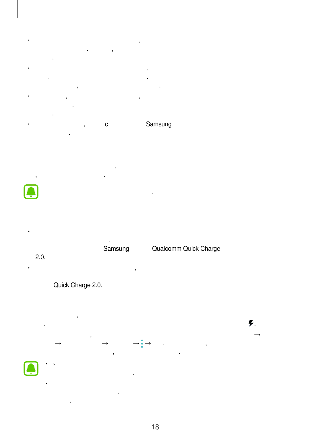 Samsung SM-A320FZKDSER, SM-A320FZBDSER manual Быстрая зарядка, Функции быстрой зарядки, Увеличение скорости зарядки 