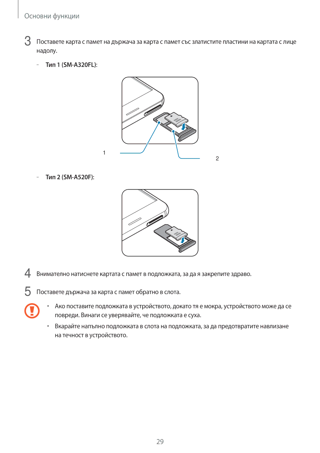 Samsung SM-A320FZKNBGL manual Подложка 