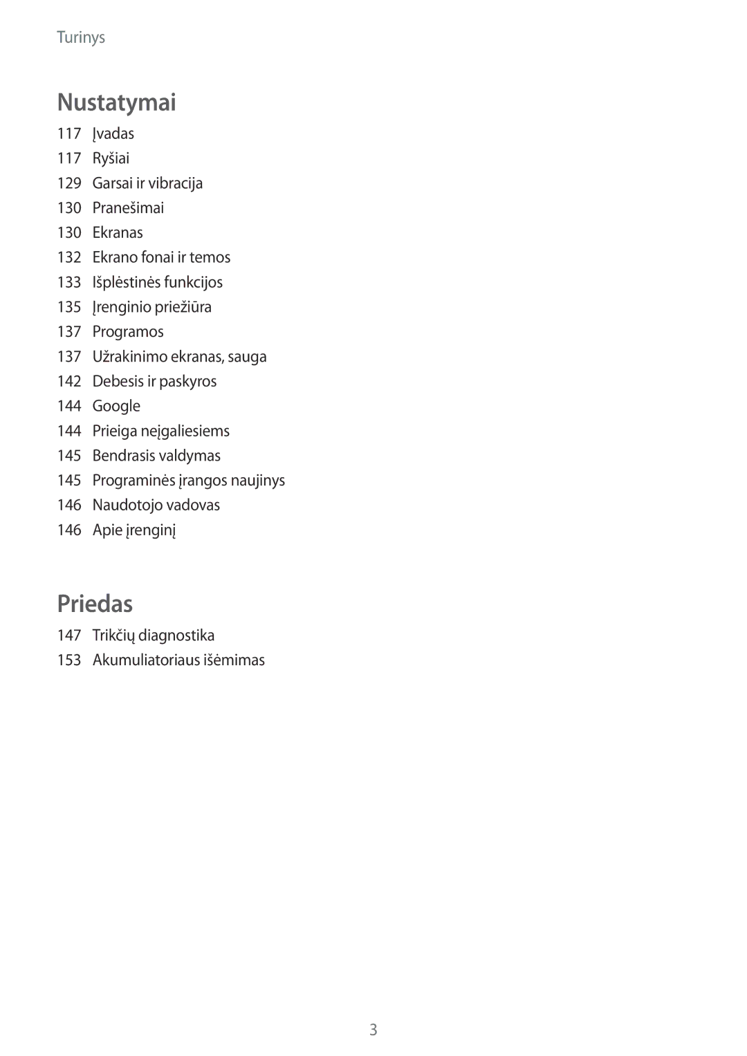 Samsung SM-A320FZKNSEB, SM-A320FZINSEB, SM-A320FZDNSEB manual Priedas 