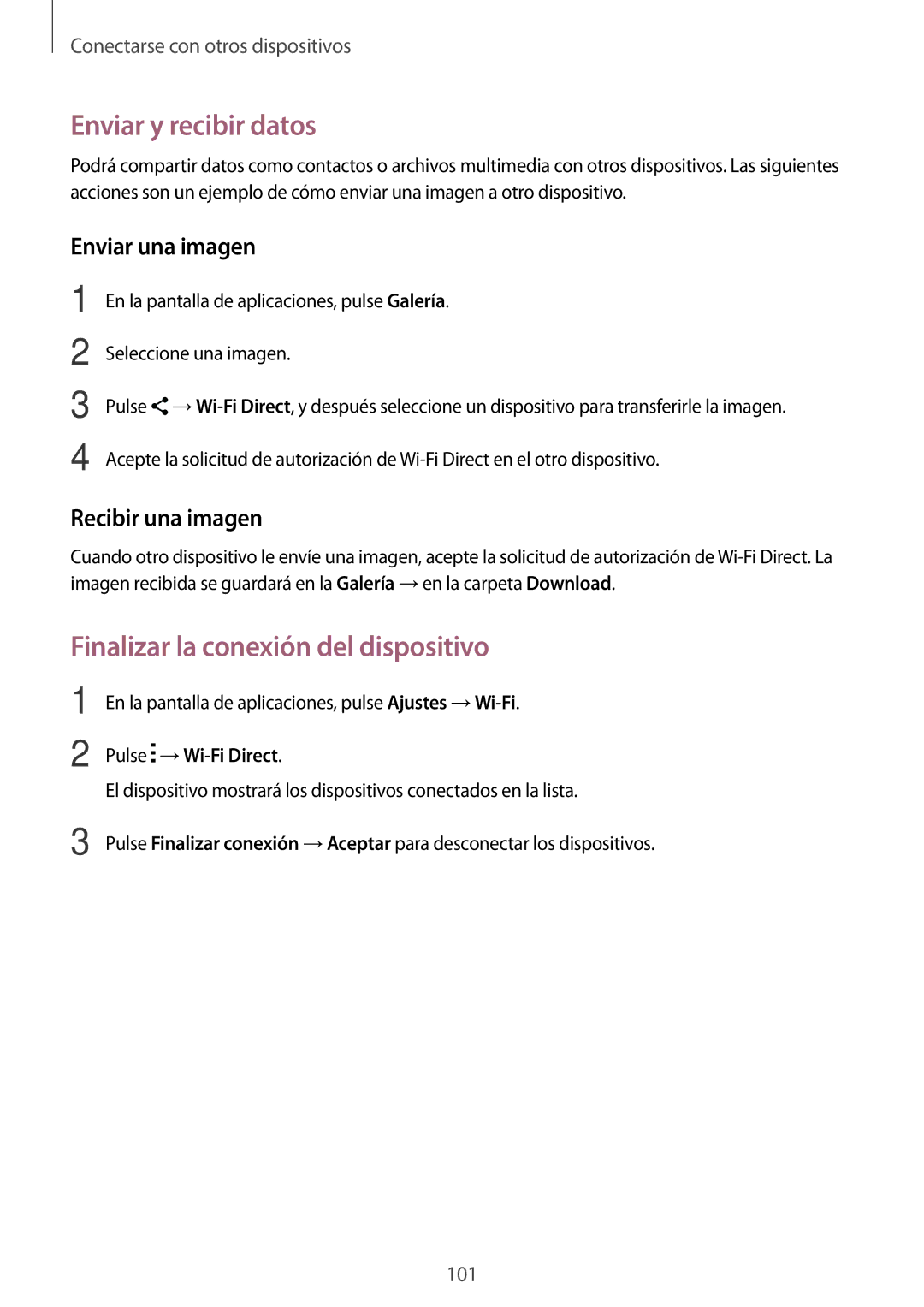 Samsung SM-A500FZKUPHE, SM-A500FZDUPHE, SM-A500FZSUPHE manual Finalizar la conexión del dispositivo 