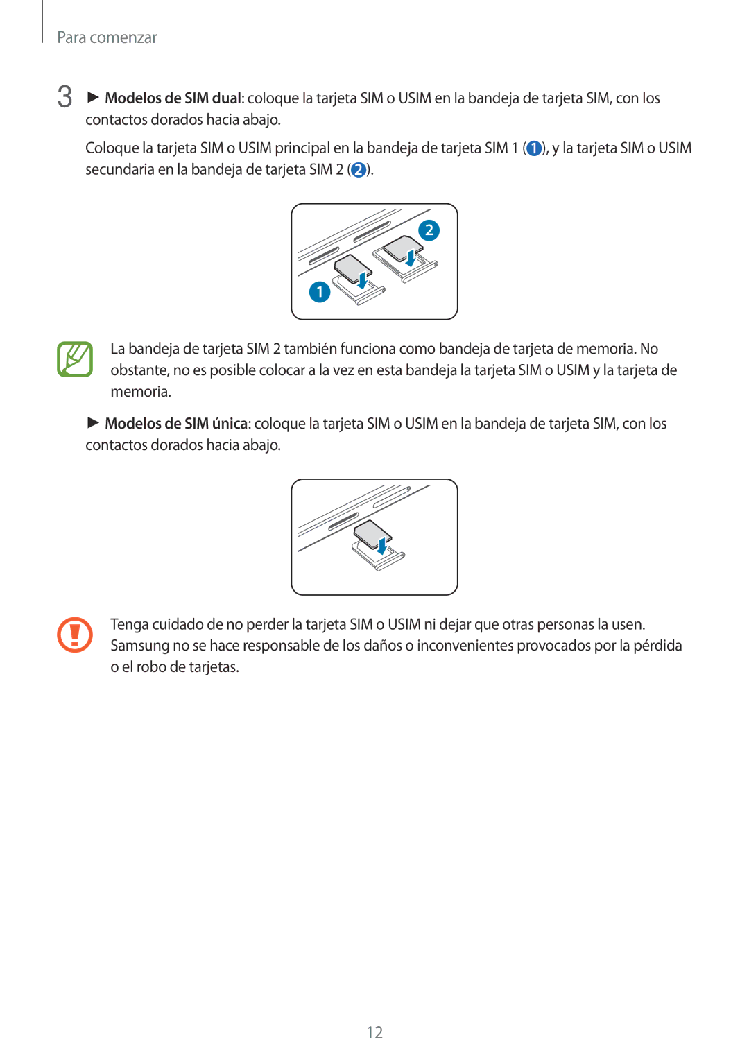 Samsung SM-A500FZDUPHE, SM-A500FZSUPHE, SM-A500FZKUPHE manual Para comenzar 