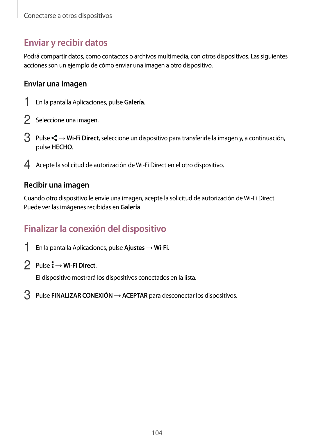 Samsung SM-A500FZDUPHE, SM-A700FZKAPHE, SM-A500FZSUPHE, SM-A500FZKUPHE manual Finalizar la conexión del dispositivo 