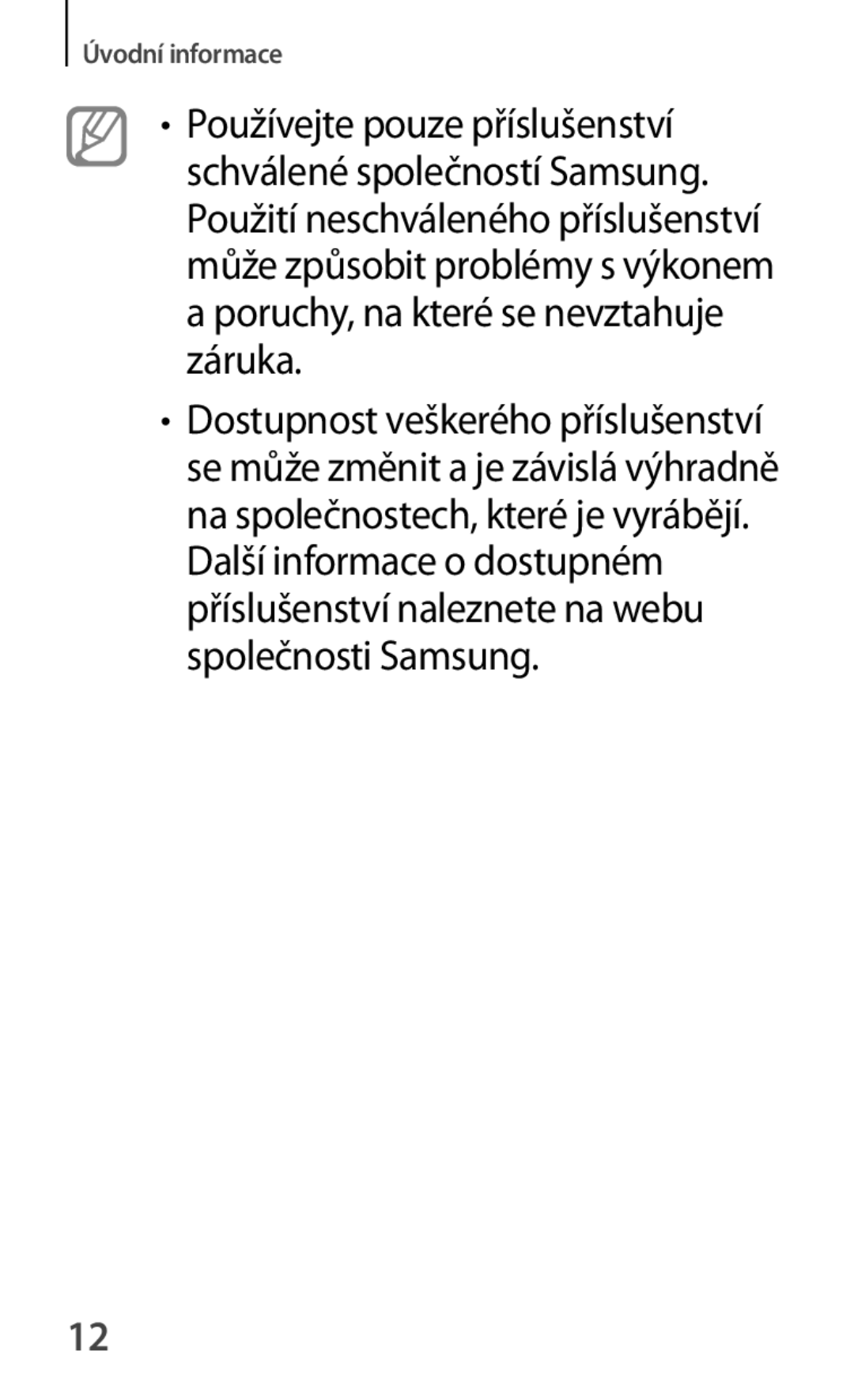 Samsung SM-A500FZKUETL manual Úvodní informace 