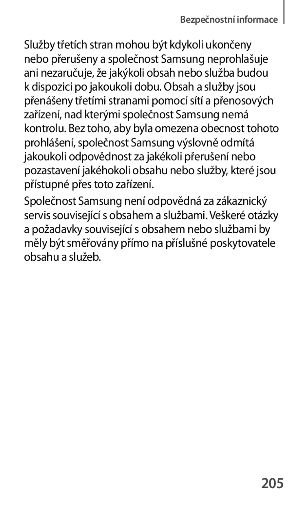 Samsung SM-A500FZKUETL manual 205 