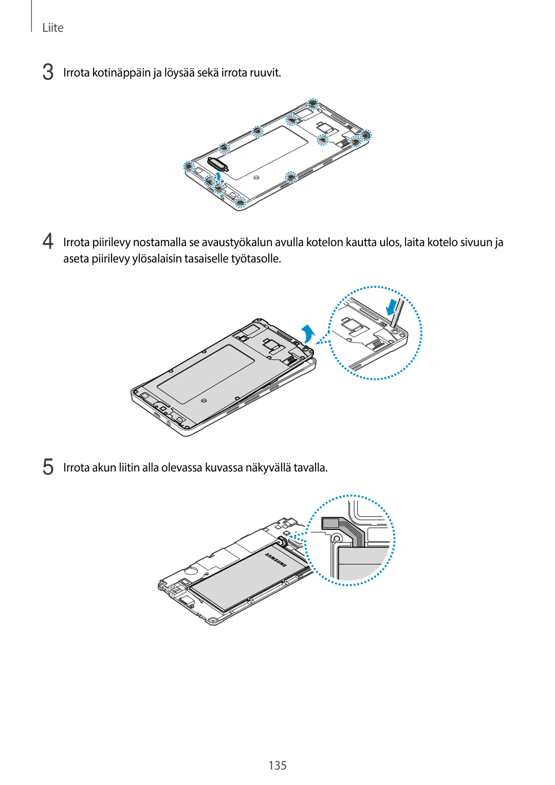 Samsung SM-A500FZWUNEE manual 135 