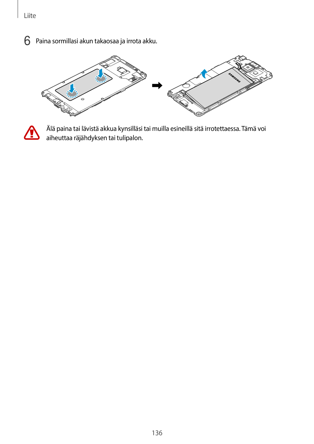 Samsung SM-A500FZWUNEE manual 136 