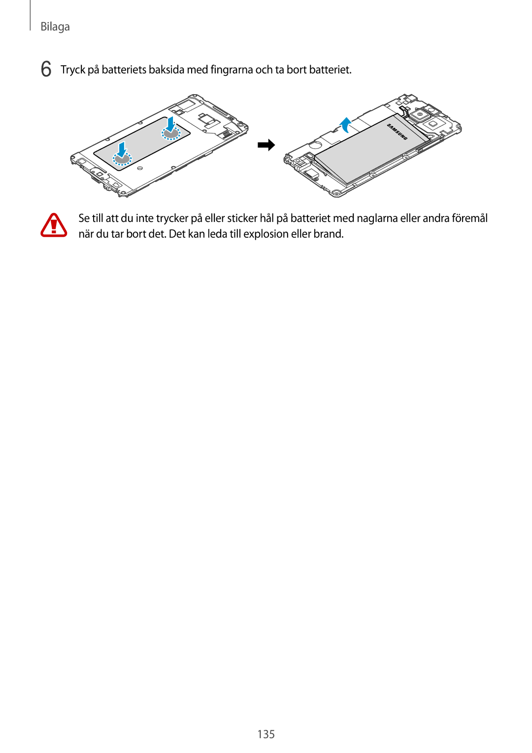 Samsung SM-A500FZWUNEE manual 135 