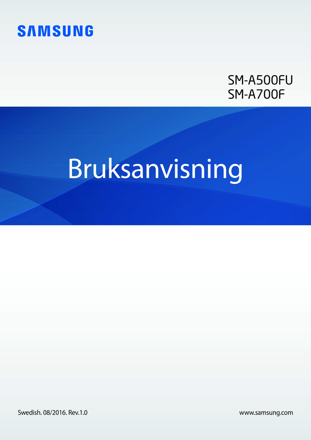 Samsung SM-A500FZWUNEE manual Bruksanvisning 