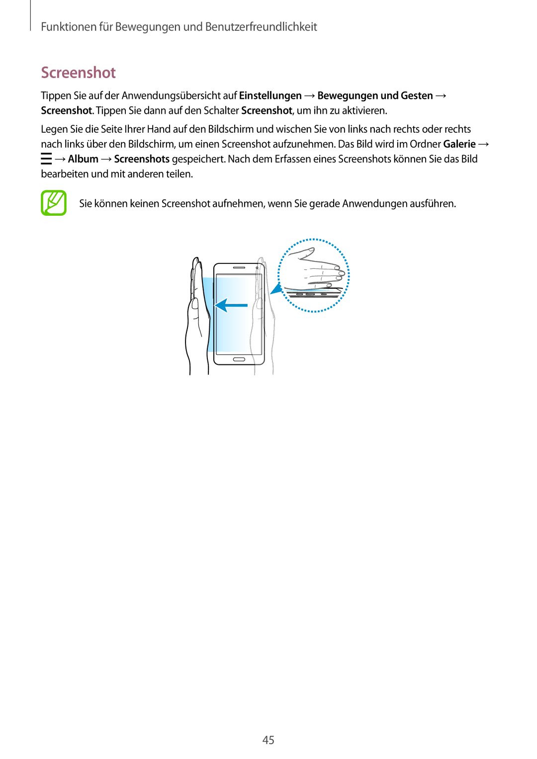 Samsung SM-A500FZKUTPH, SM-A500FZWUPRT, SM-A500FZWUDDE, SM-A500FZWUATO, SM-A500FZKUDPL, SM-A500FZKUCYO manual Screenshot 