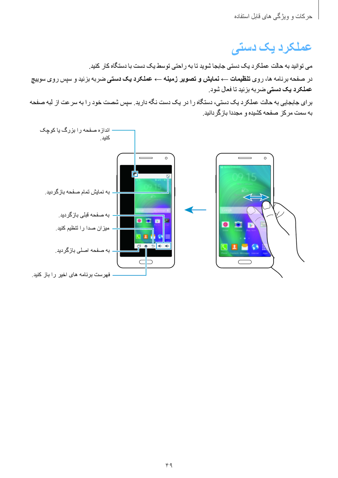 Samsung SM-A500HZWDKSA, SM-A500HZKDTUN, SM-A500HZWDCAC, SM-A500HZIDEGY, SM-A500HZWDAFR, SM-A500HZKDEGY manual یتسد کی درکلمع 