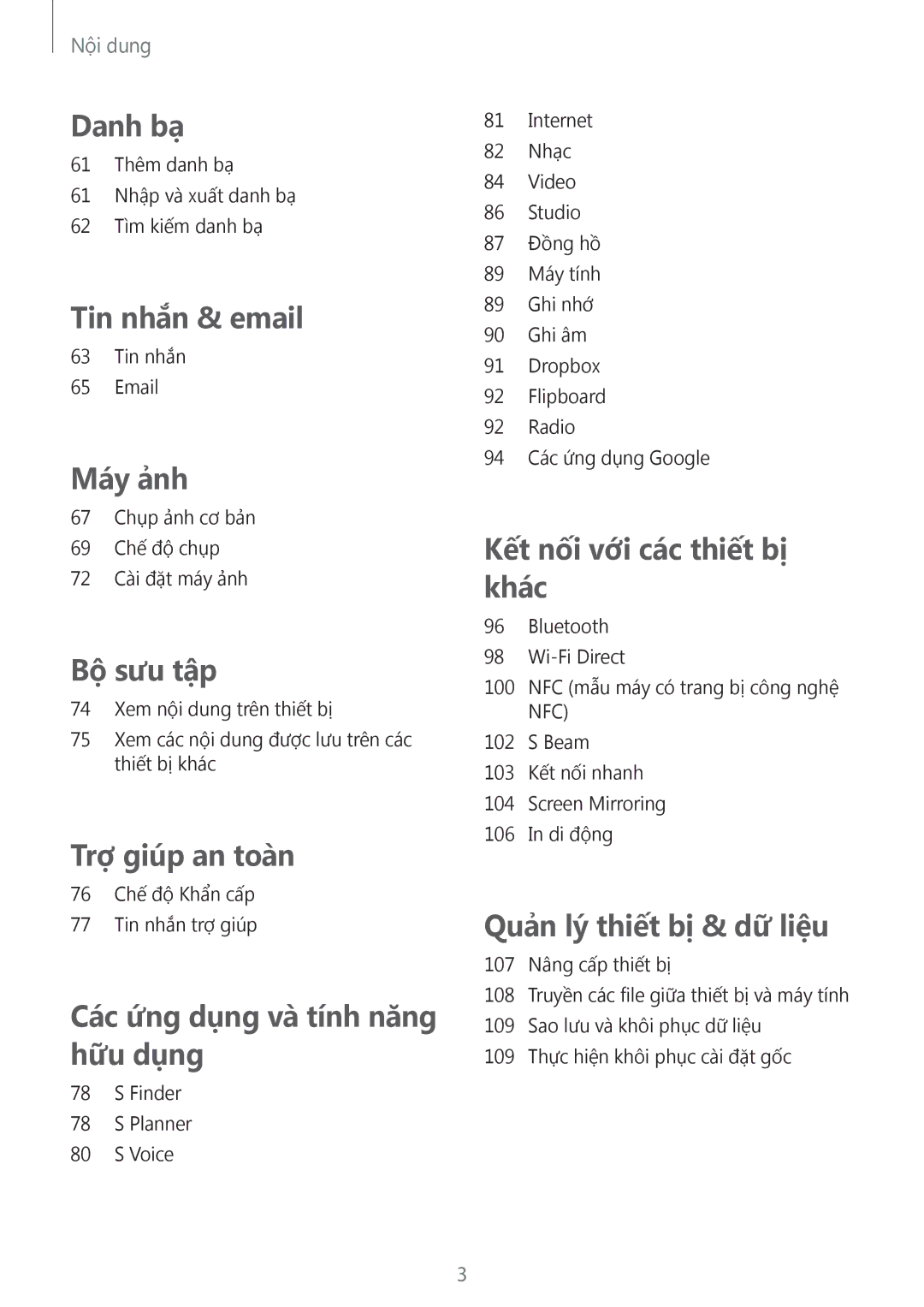 Samsung SM-A500HZKDXXV manual Danh bạ 