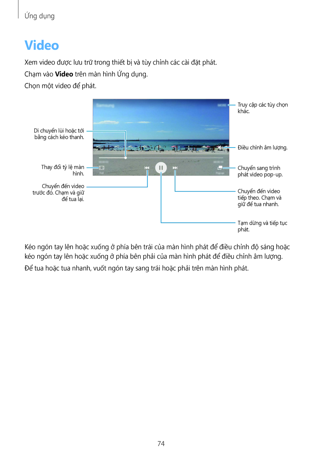 Samsung SM-A510FEDFXXV, SM-A510FZDFXXV, SM-A510FZKFXXV manual Video 