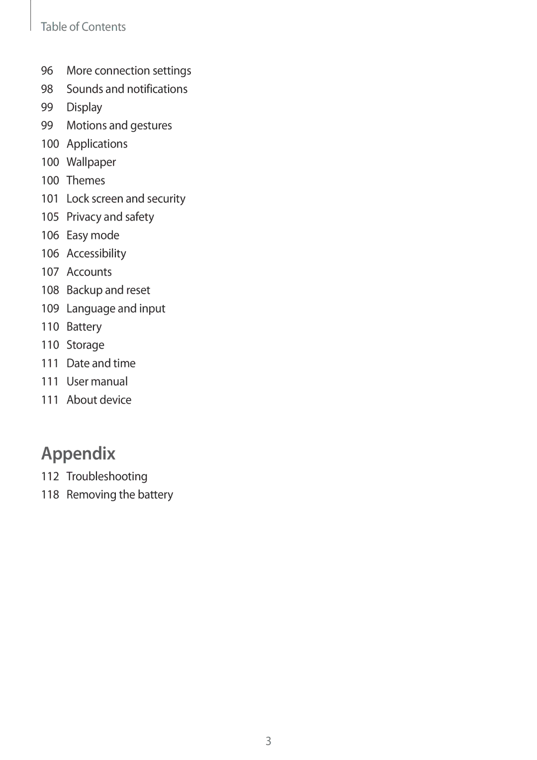 Samsung SM-A510FZKAILO manual Appendix 