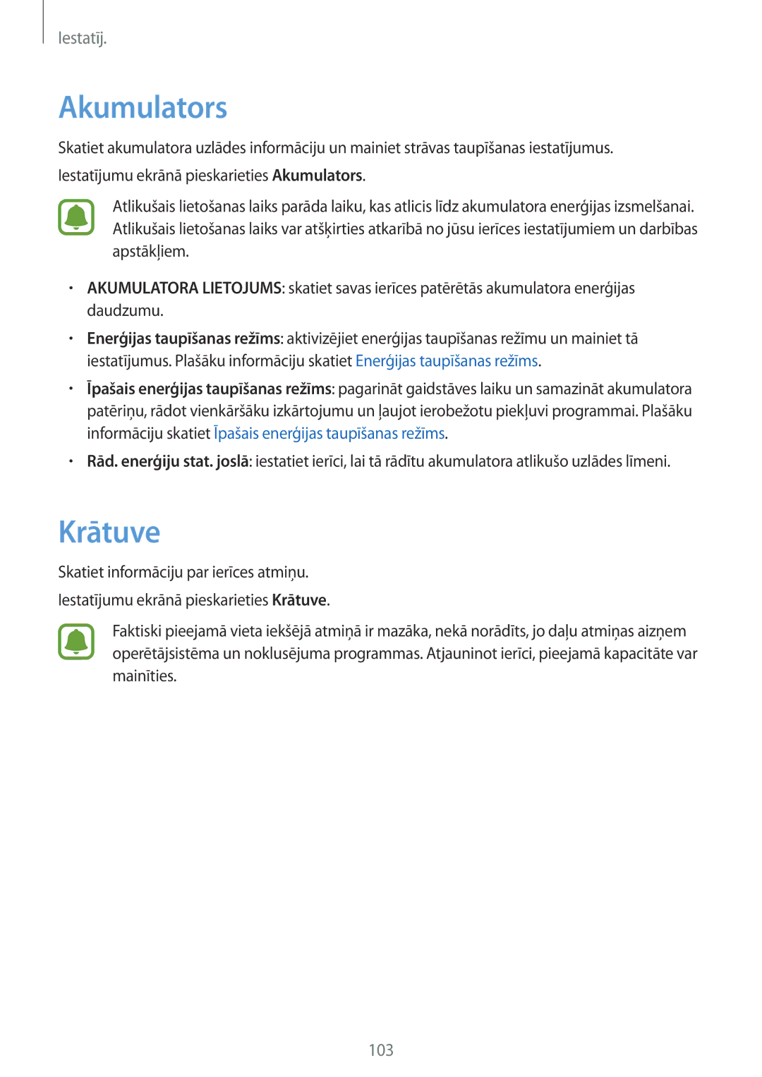 Samsung SM-A510FZDASEB, SM-A510FZKASEB manual Akumulators, Krātuve 