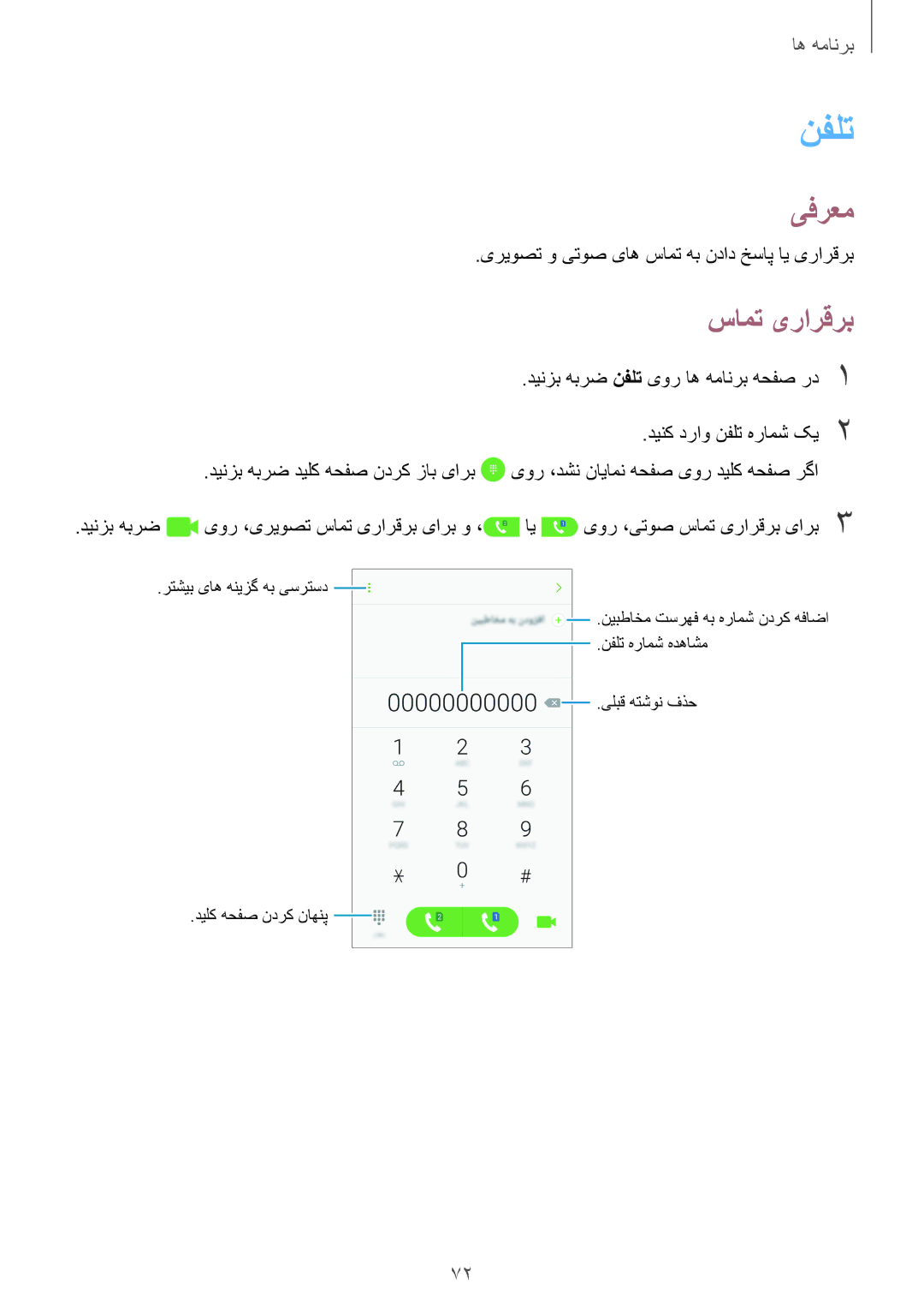 Samsung SM-A520FZBDKSA, SM-A520FZIDKSA, SM-A520FZKDKSA, SM-A720FZDDKSA, SM-A720FZIDKSA, SM-A520FZDDKSA manual نفلت, سامت یرارقرب 