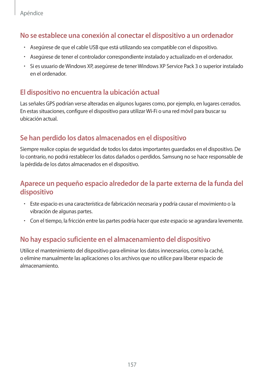 Samsung SM-A520FZKAPHE, SM-A520FZDAPHE, SM-A520FZIAPHE, SM-A520FZBAPHE manual El dispositivo no encuentra la ubicación actual 