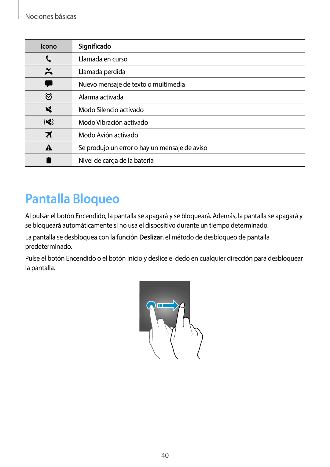 Samsung SM-A520FZDAPHE, SM-A520FZKAPHE, SM-A520FZIAPHE, SM-A520FZBAPHE manual Pantalla Bloqueo 