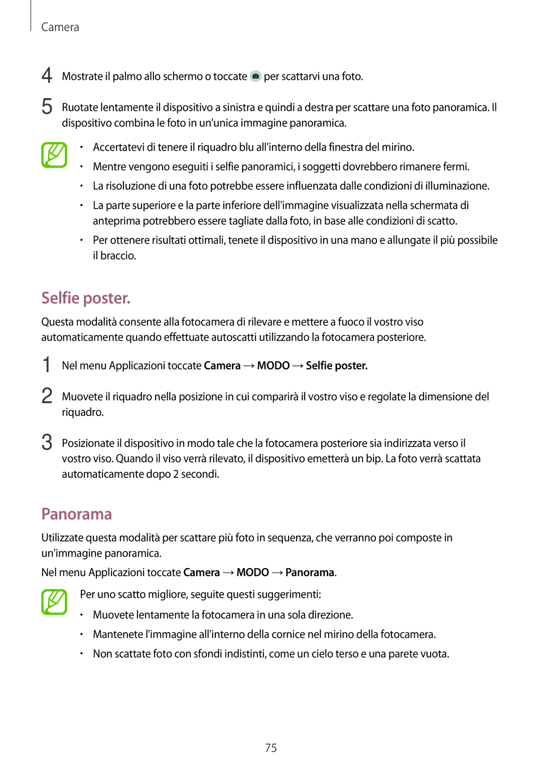 Samsung SM-A500FZKULUX, SM-A700FZKADBT, SM-A500FZWUPRT, SM-A500FZKUDPL, SM-A500FZKUDBT, SM-A500FZKUPLS Selfie poster, Panorama 