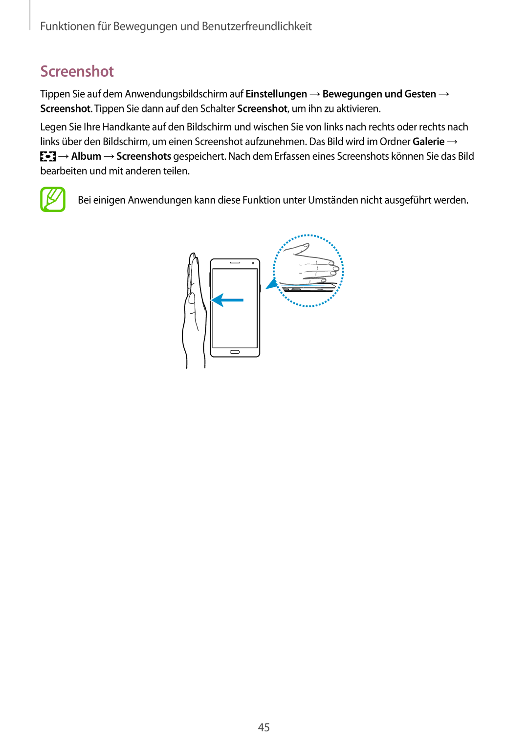 Samsung SM-A700FZKAATO, SM-A700FZKADBT, SM-A700FZKACYO, SM-A500FZWUPRT, SM-A500FZWUDDE, SM-A500FZWUATO manual Screenshot 