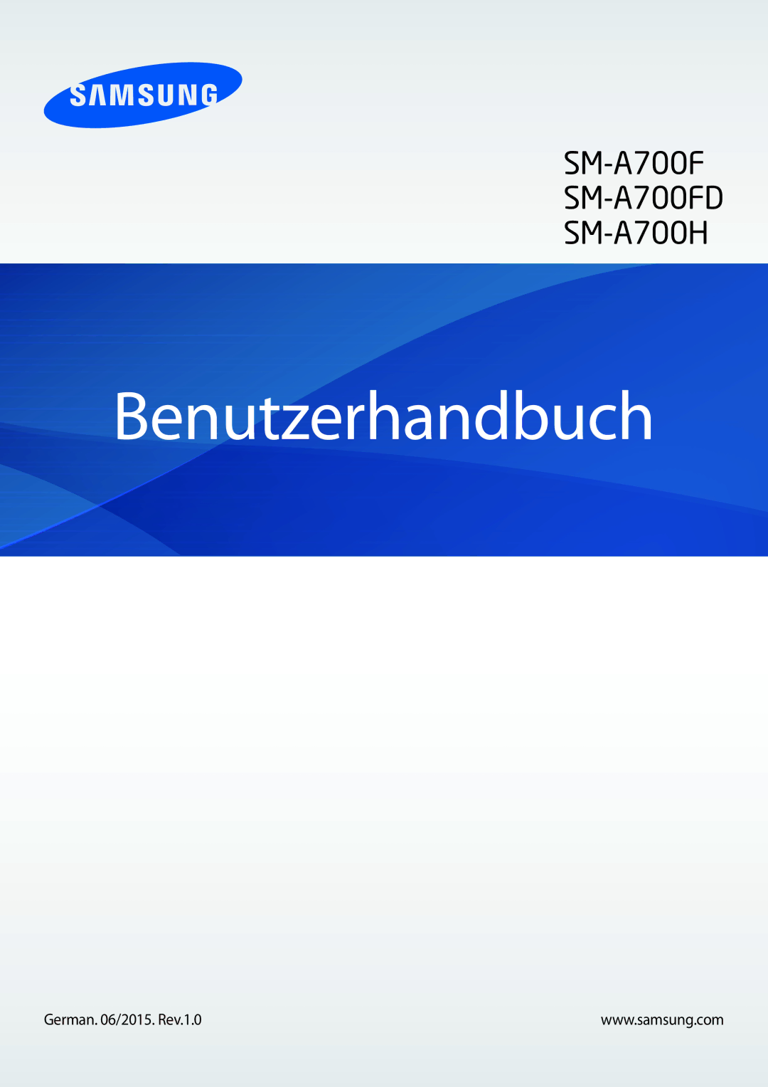 Samsung SM-A700FZKACYO, SM-A700FZKADBT, SM-A700FZWATPH, SM-A700FZDASEB, SM-A700FZDATPH, SM-A700FZWACYO manual Benutzerhandbuch 