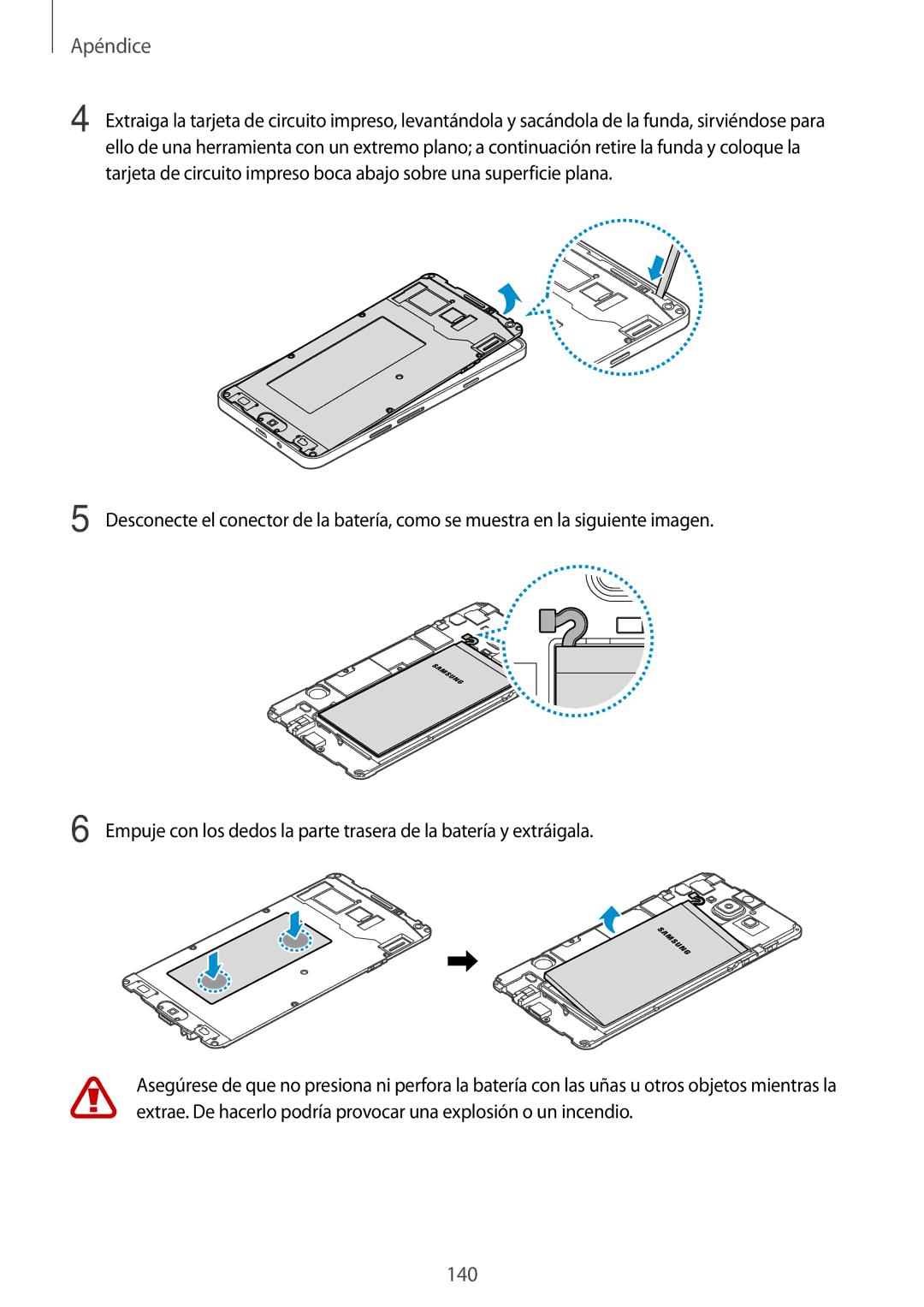 Samsung SM-A700FZKAPHE manual 140 