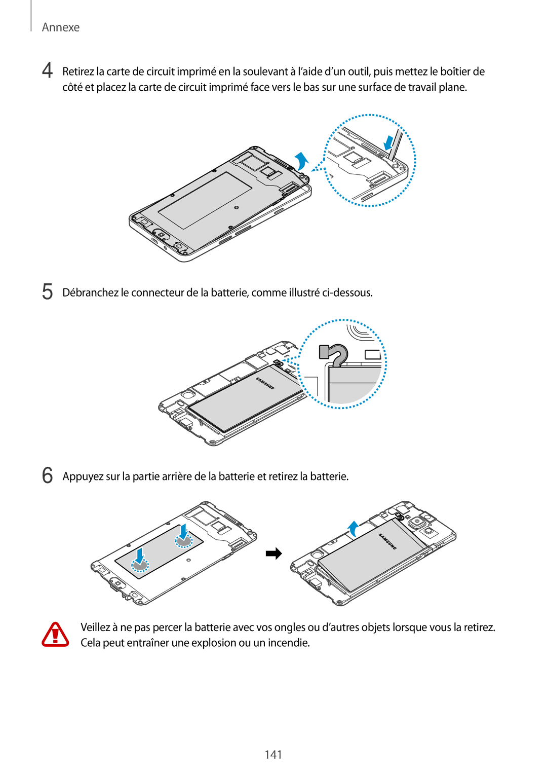 Samsung SM-A700FZDAXEF, SM-A700FZKAXEF, SM-A700FZWAFTM, SM-A700FZWAXEF manual 141 