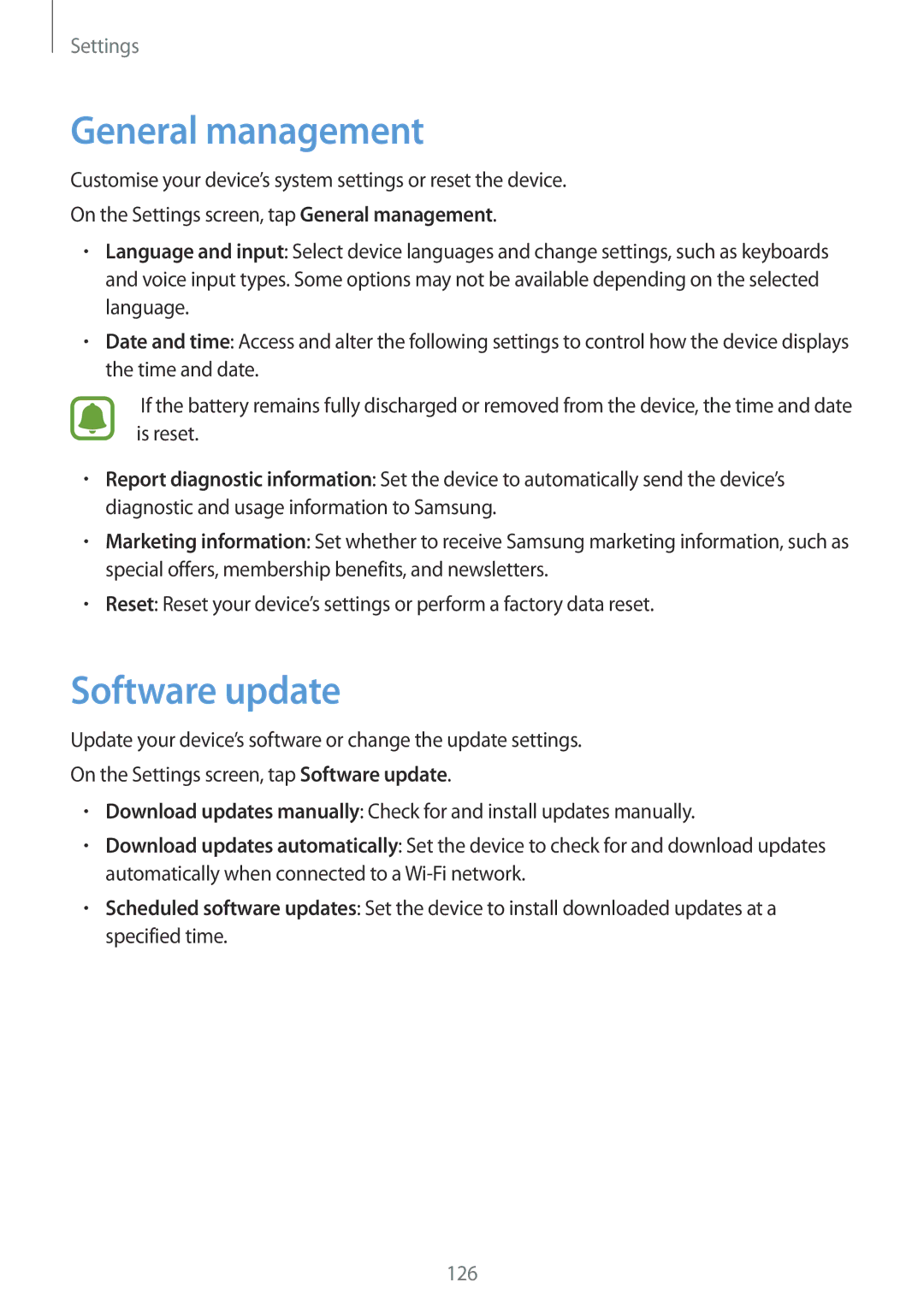 Samsung SM-A710FEDFXXV, SM-A710FZKAKSA, SM-A710FZDFKSA, SM-A710FZKFKSA, SM-A710FZWFKSA General management, Software update 