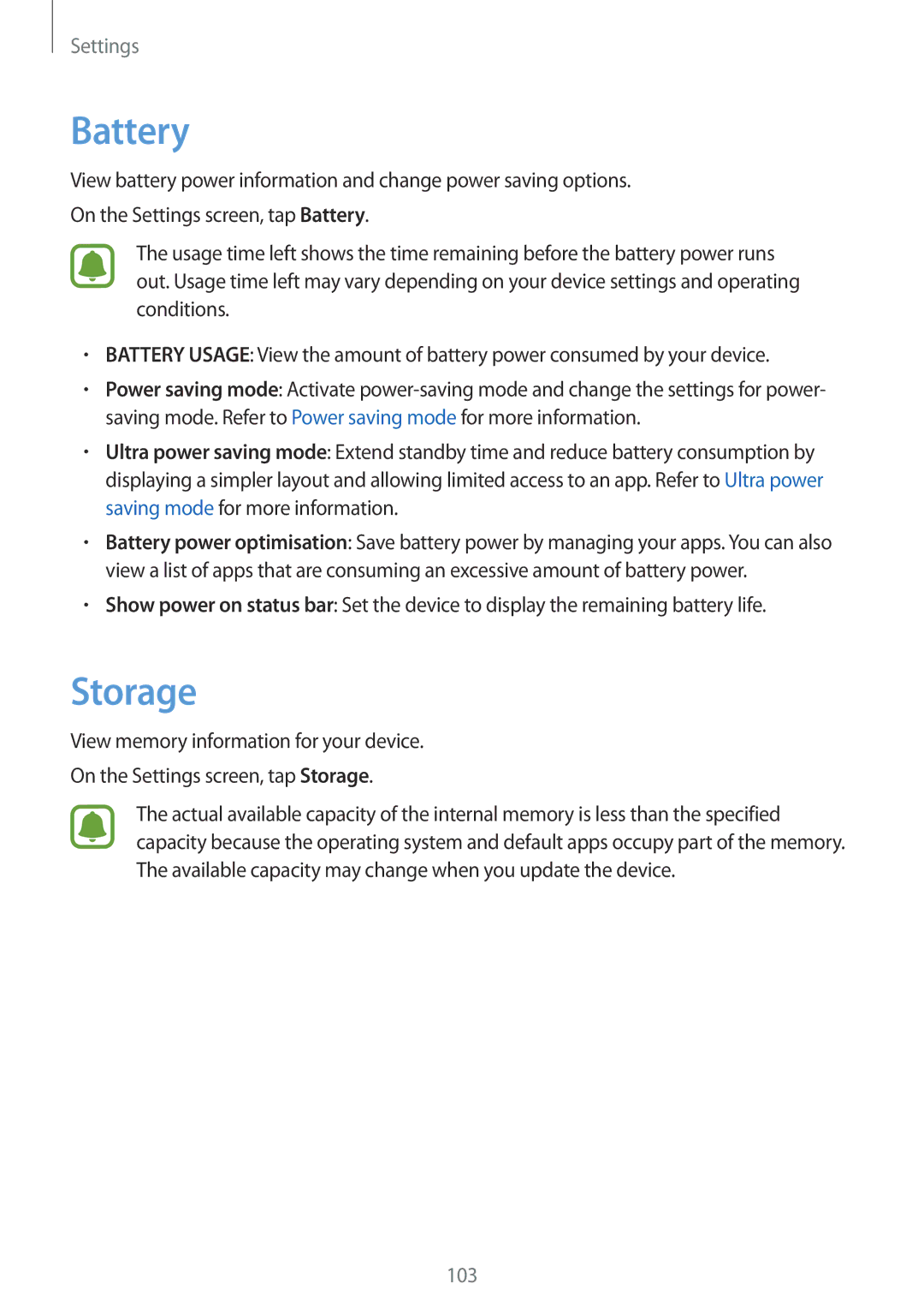 Samsung SM-A800FZDEXXV, SM-A800FZDEKSA, SM-A800FZWEXXV manual Battery, Storage 