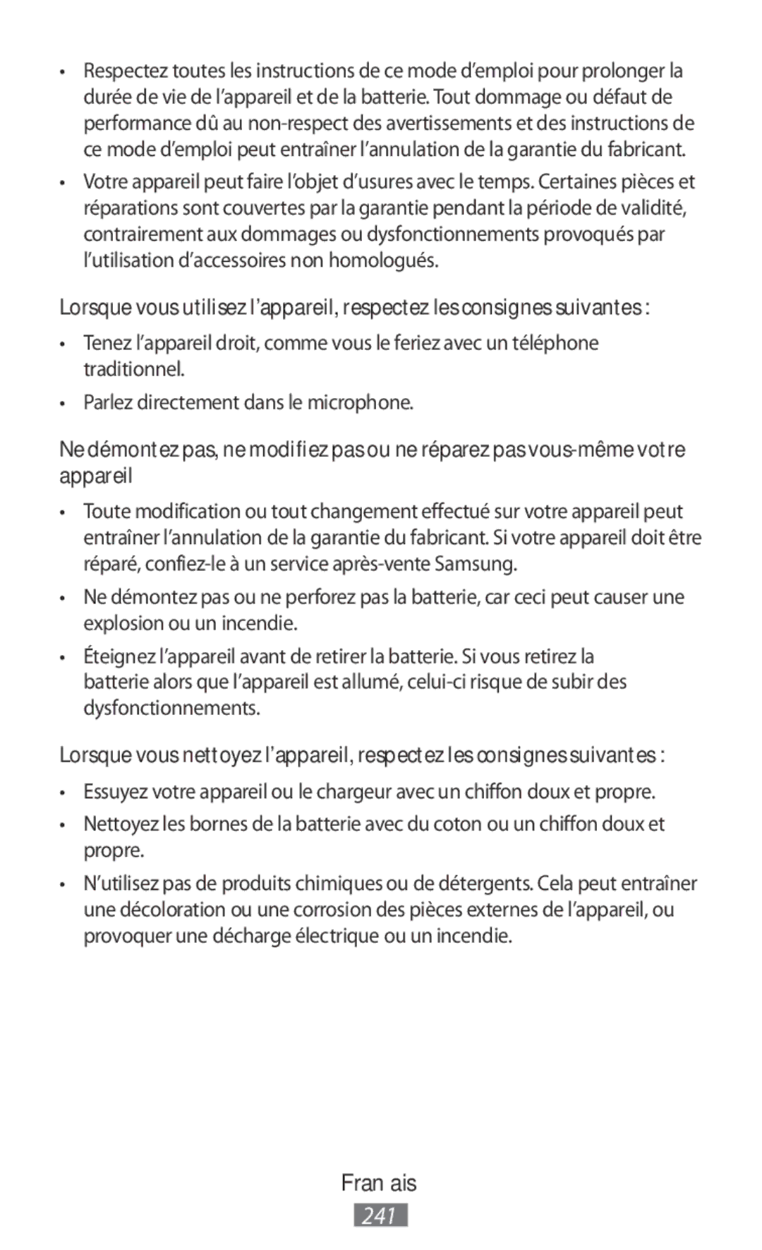 Samsung SM-A800FZDEXXV, SM-A800FZDEKSA, SM-T330NZWAKSA, SM-A800FZWEXXV, SM-T331NYKASER, SM-T331NZWASER manual Français 