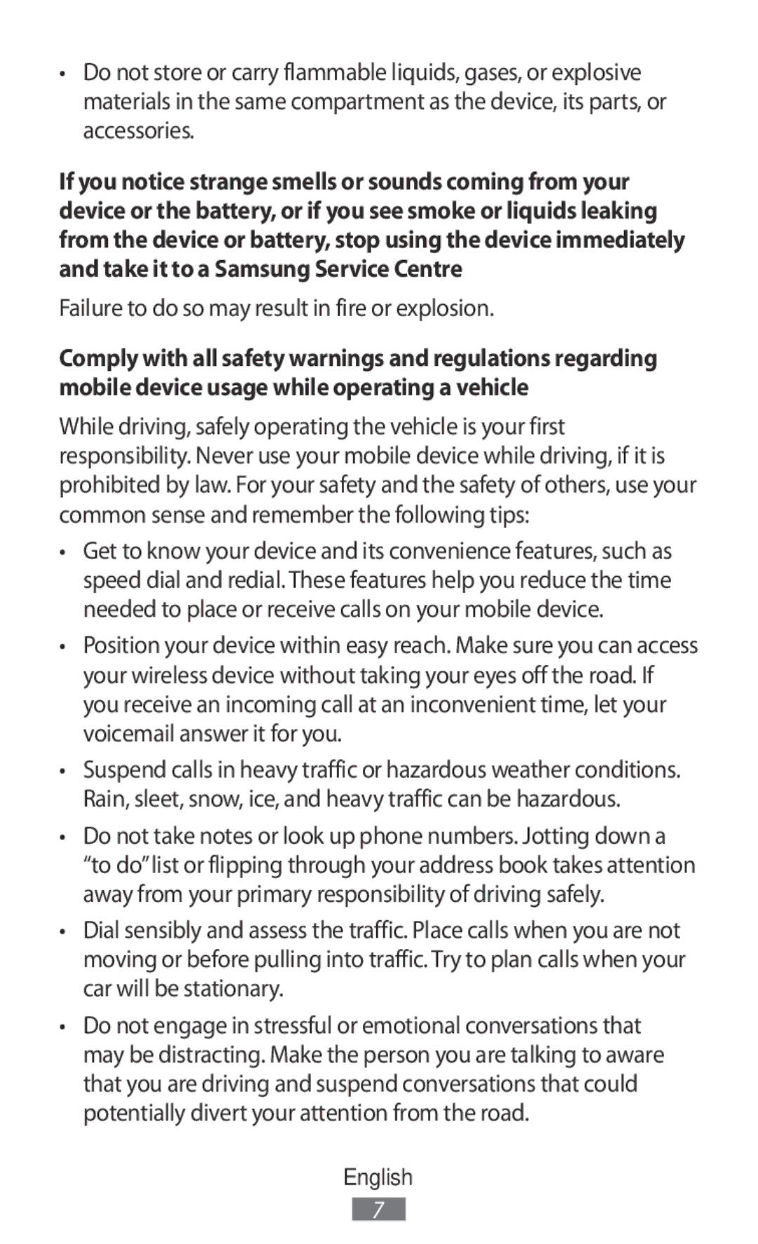 Samsung SM-A800FZDEXXV, SM-A800FZDEKSA, SM-T330NZWAKSA, SM-A800FZWEXXV manual Failure to do so may result in fire or explosion 