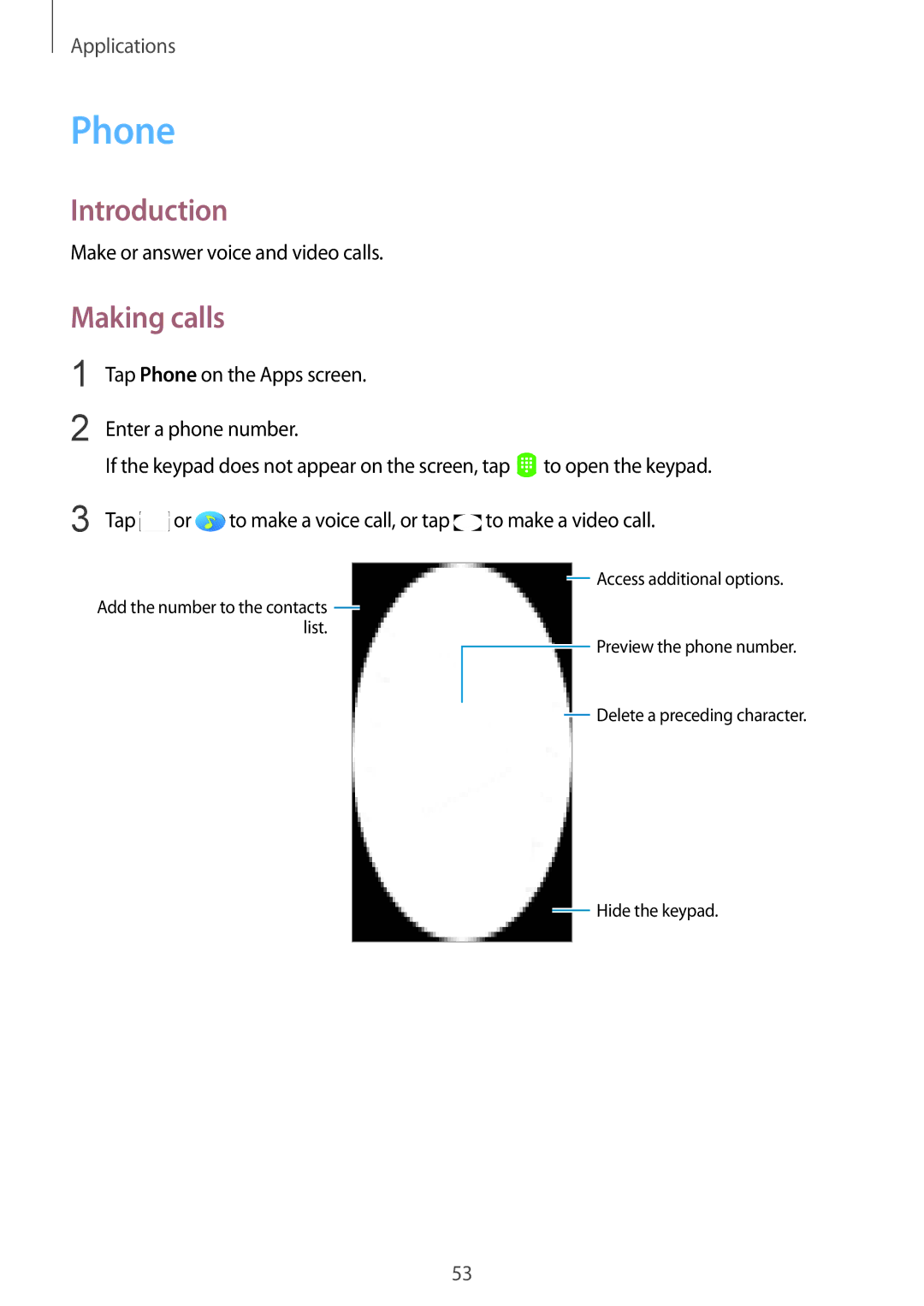 Samsung SM-A910FZDDXXV manual Phone, Making calls 