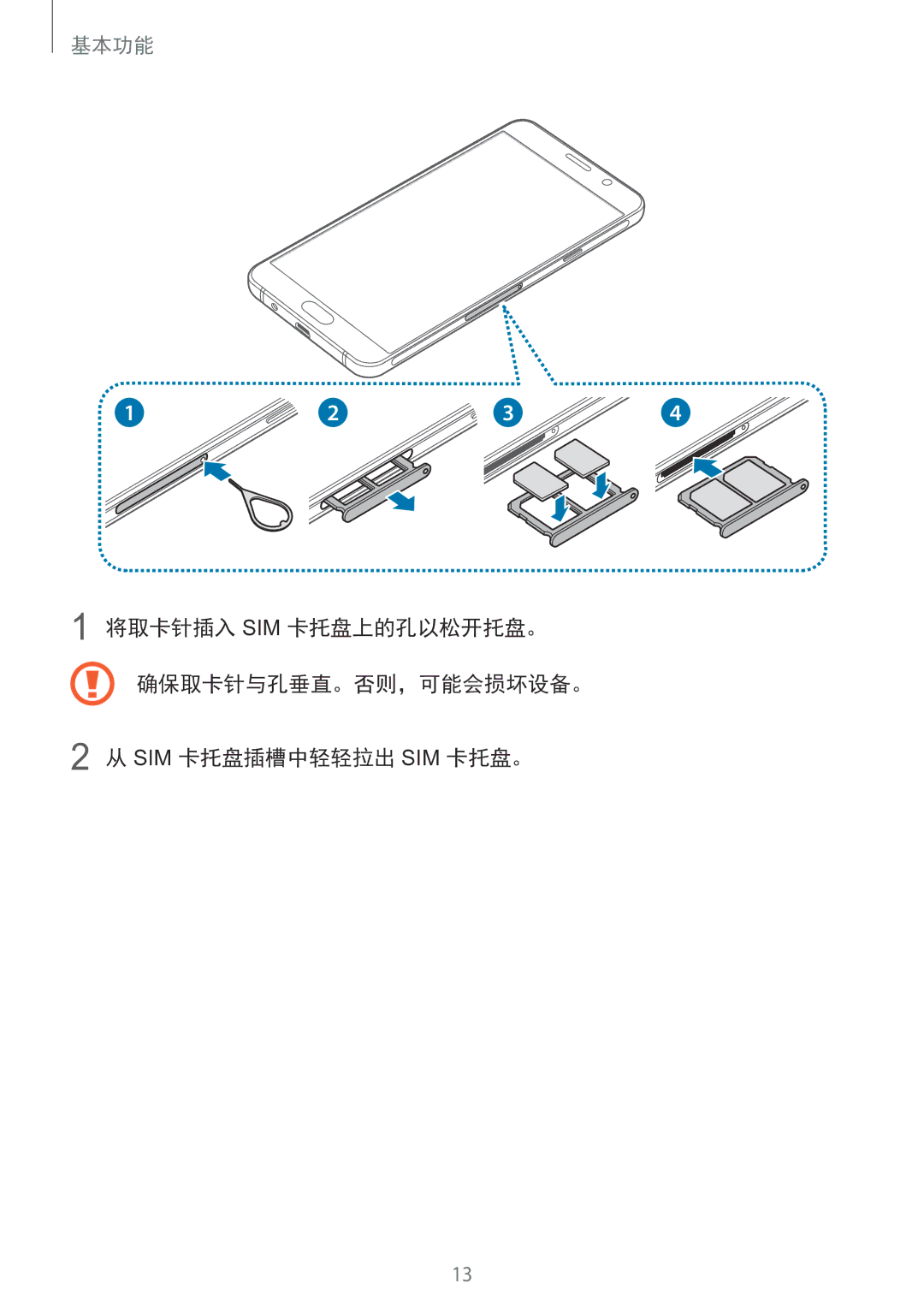 Samsung SM-A910FZDDXXV manual 基本功能 