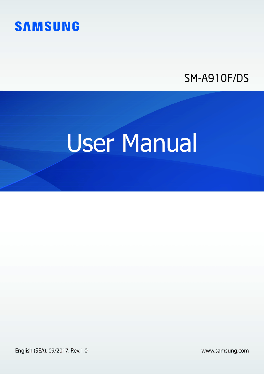 Samsung SM-A910FZDDXXV manual English SEA /2017. Rev.1.0 