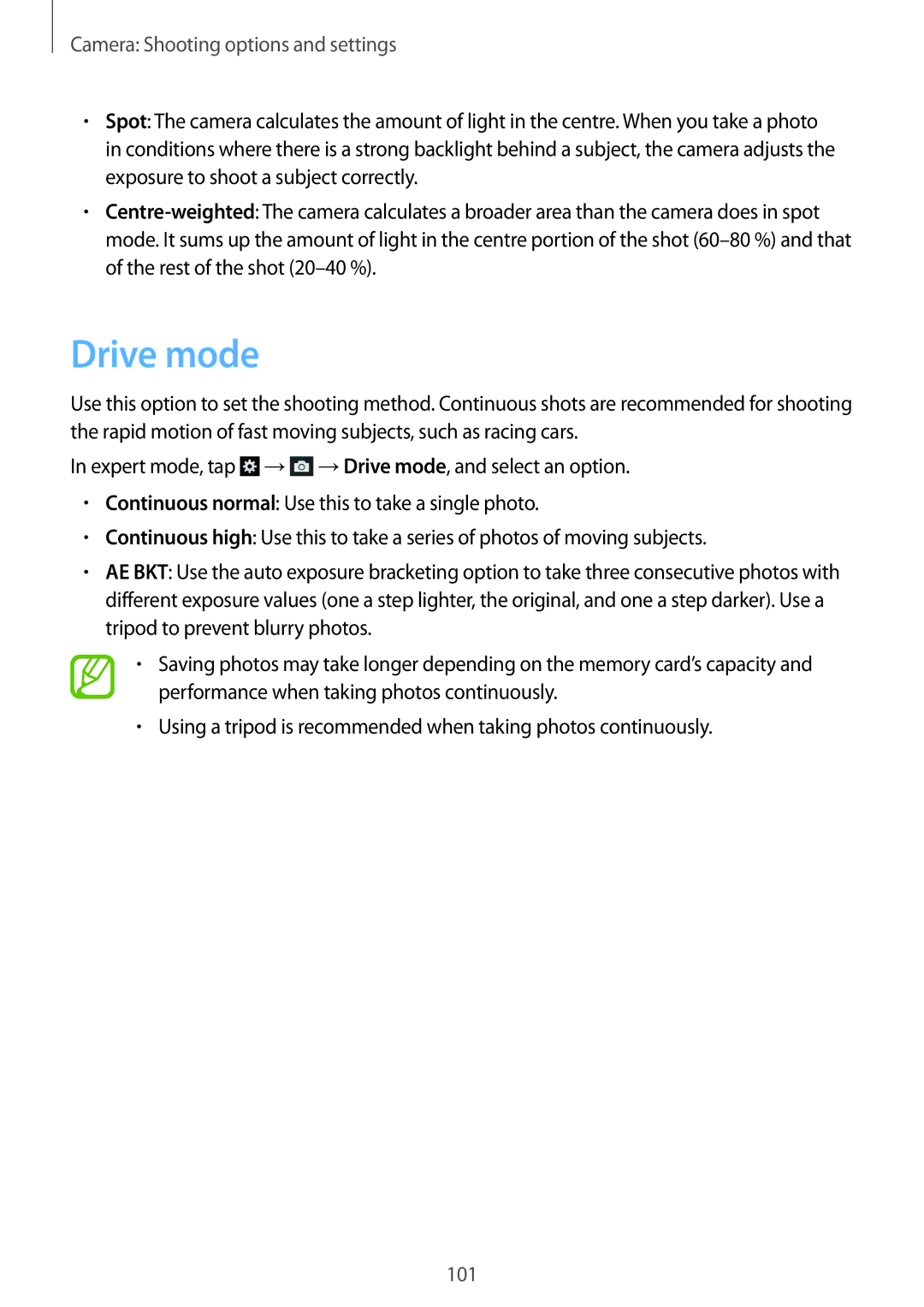 Samsung SM-C1010ZKAXSK, SM-C1010ZWAEUR, SM-C1010ZWAXEO, SM-C1010ZKADBT, SM-C1010ZWADBT, SM-C1010ZKAEUR manual Drive mode 