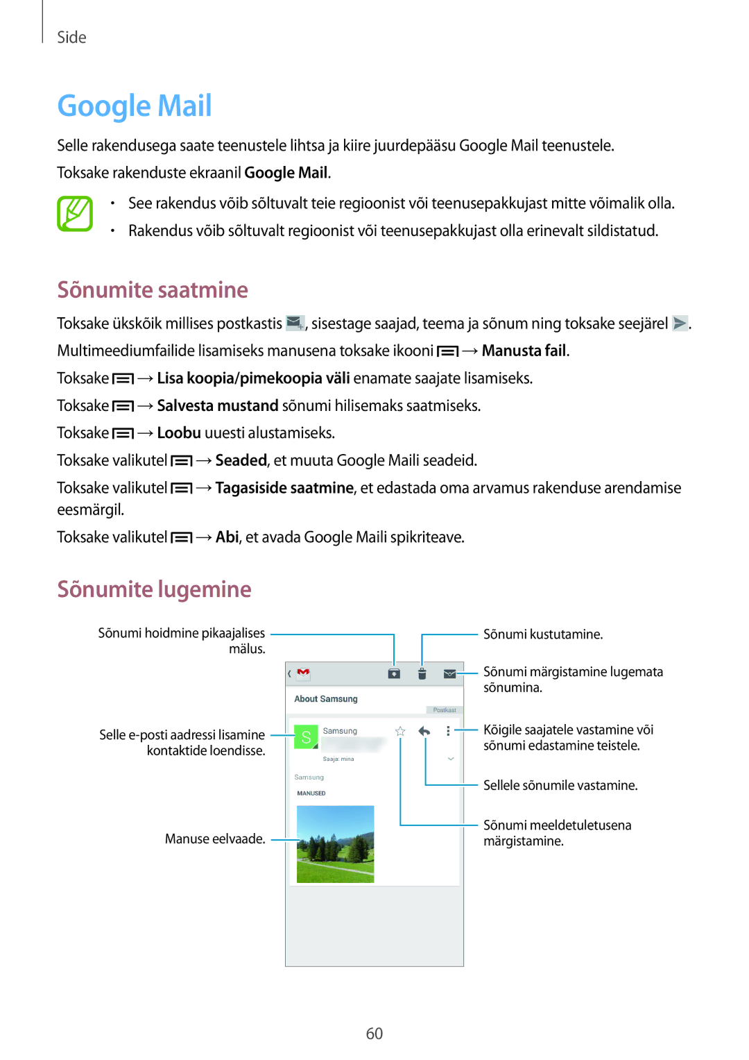 Samsung SM-C1010ZWASEB, SM-C1010ZKASEB manual Google Mail, Toksake 