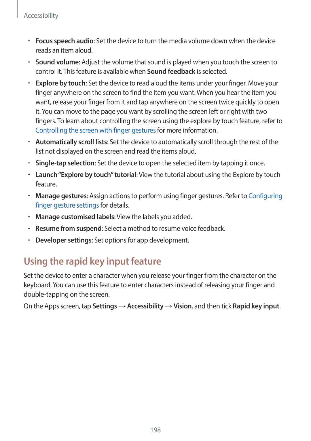 Samsung SM-C1110ZKAXXV, SM-C1110ZWAXXV, SM-C1110ZBAXXV manual Using the rapid key input feature 