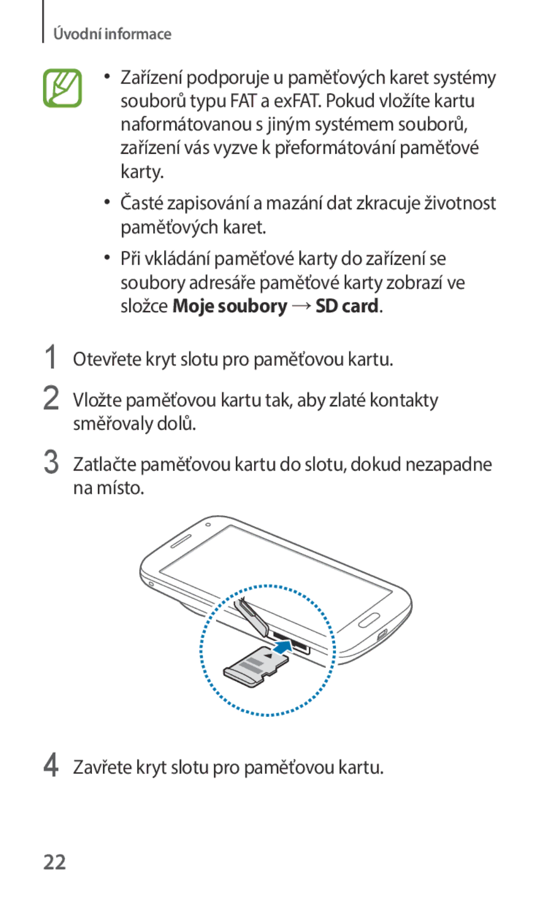 Samsung SM-C1150ZWAXEZ, SM-C1150ZKAEUR, SM-C1150ZBAXEH, SM-C1150ZKAATO, SM-C1150ZKAXSK, SM-C1150ZWAATO manual Úvodní informace 