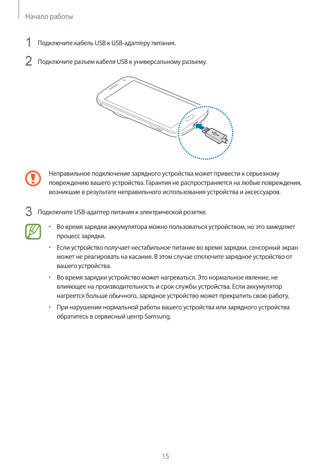 Samsung SM-C1150ZWABLR, SM-C1150ZKASEB, SM-C1150ZKADBT, SM-C1150ZWASEB, SM-C1150ZWASER, SM-C1150ZWASKZ manual Начало работы 