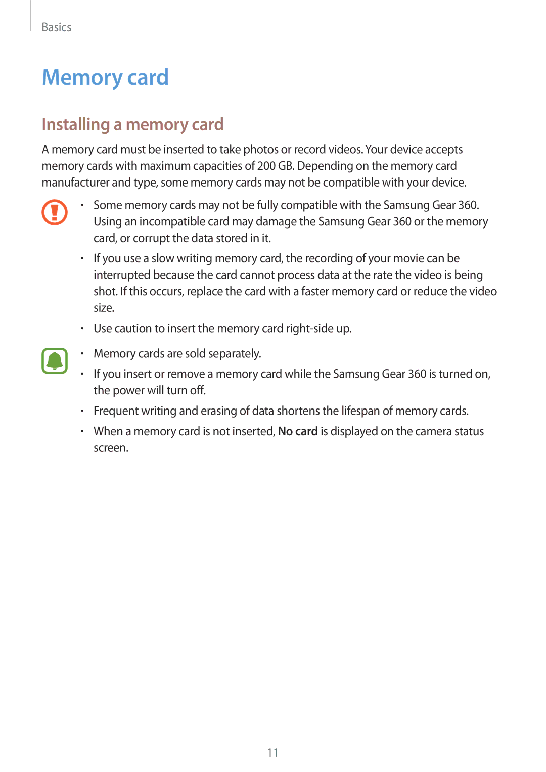 Samsung SM-C200NZWAILO, SM-C200NZWADBT, SM-C200NZWAXEF, SM-C200NZWAITV, SM-C200NZWAPHE Memory card, Installing a memory card 