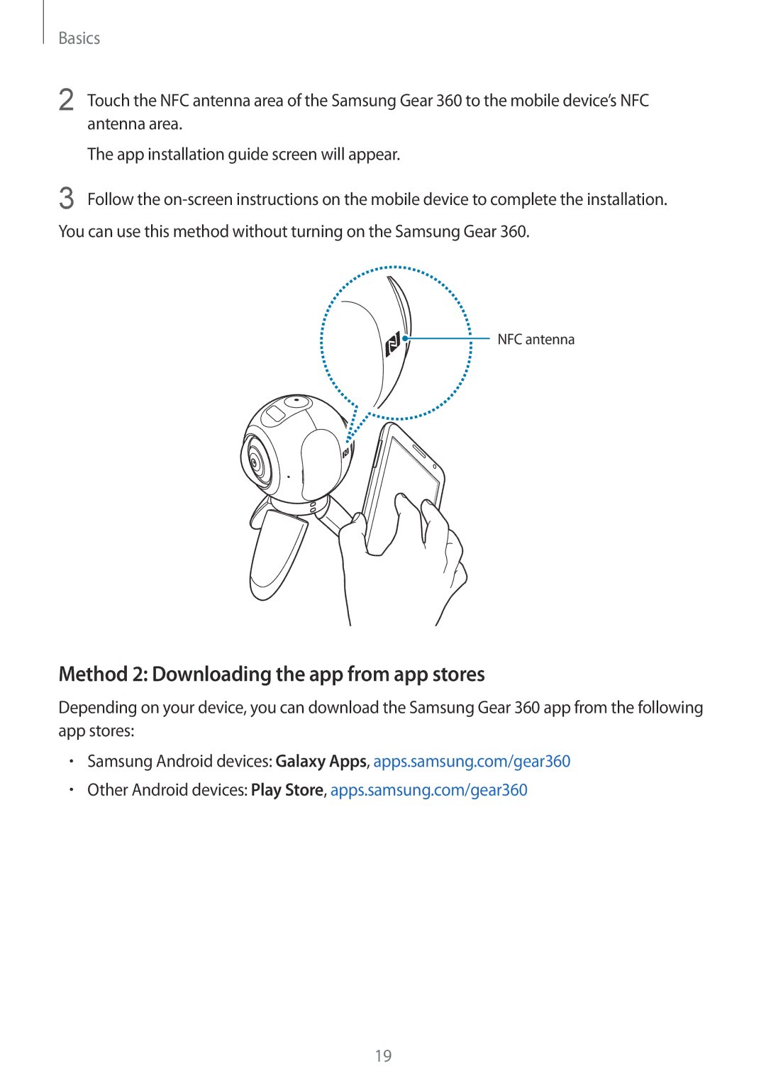 Samsung SM-C200NZWABGL, SM-C200NZWADBT, SM-C200NZWAXEF, SM-C200NZWAITV manual Method 2 Downloading the app from app stores 