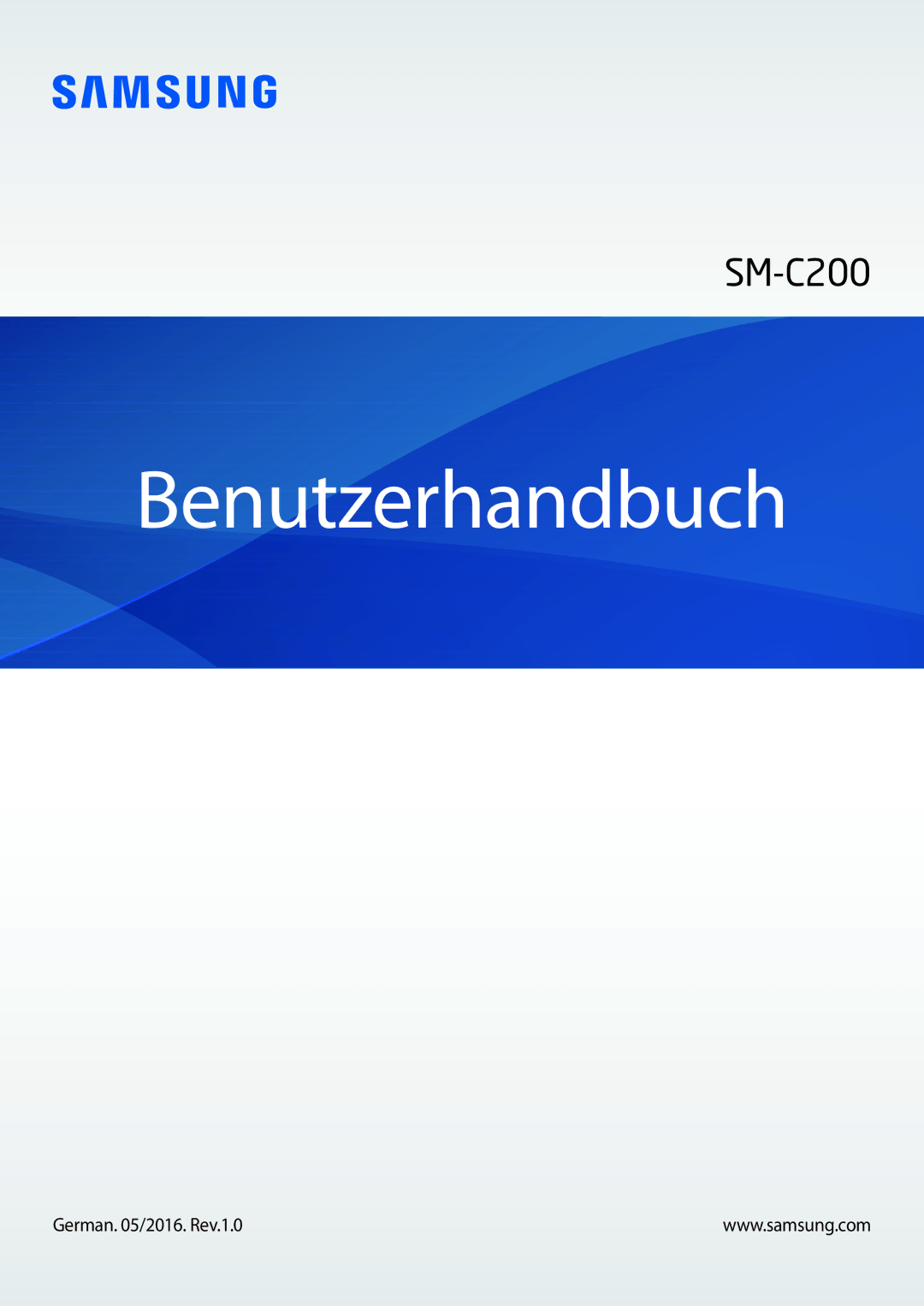 Samsung SM-C200NZWADBT manual Benutzerhandbuch 