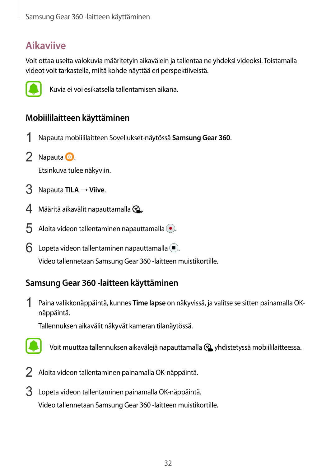 Samsung SM-C200NZWANEE manual Aikaviive 