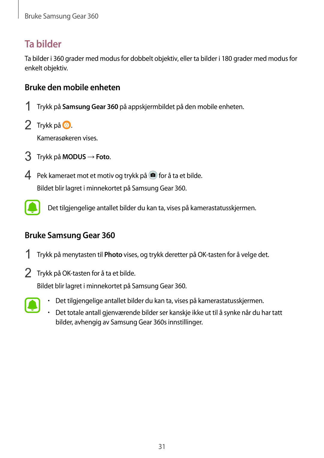 Samsung SM-C200NZWANEE manual Ta bilder 