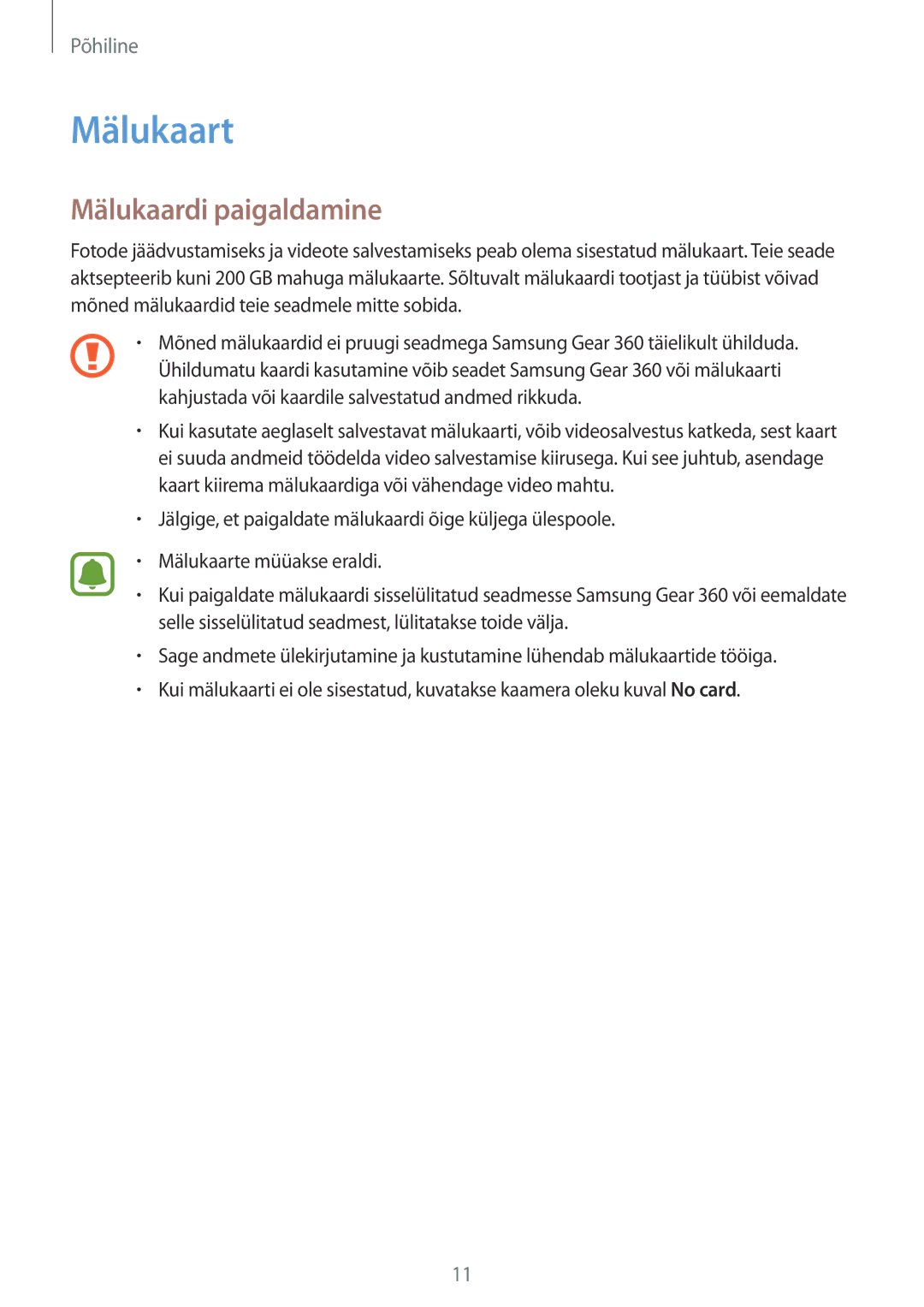 Samsung SM-C200NZWASEB manual Mälukaart, Mälukaardi paigaldamine 