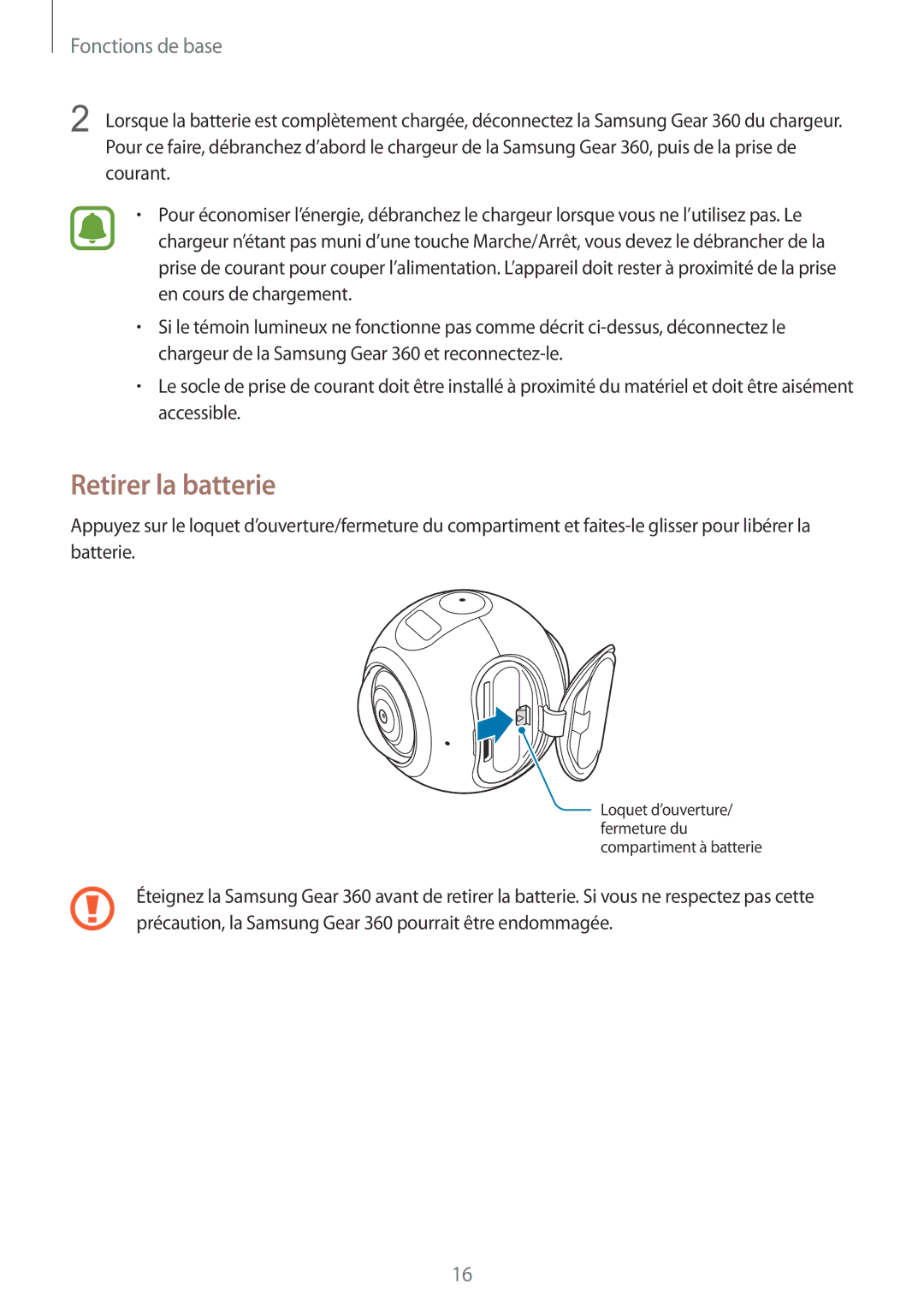 Samsung SM-C200NZWAXEF manual Retirer la batterie 