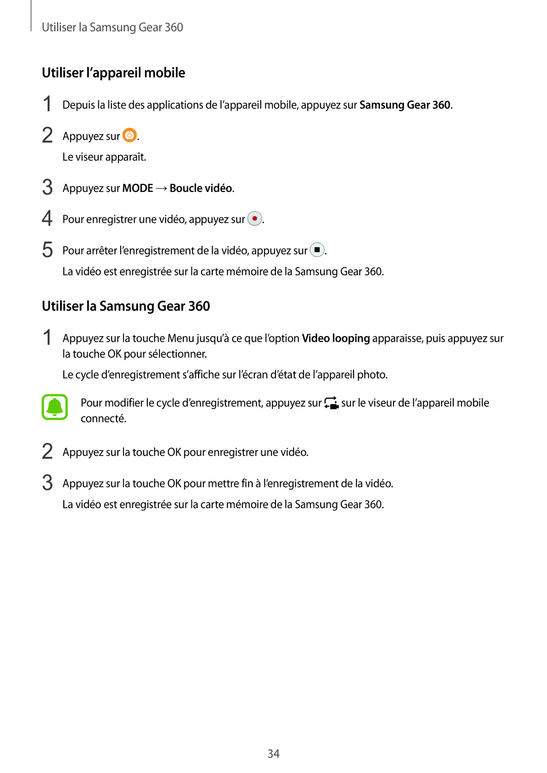 Samsung SM-C200NZWAXEF manual Utiliser l’appareil mobile 