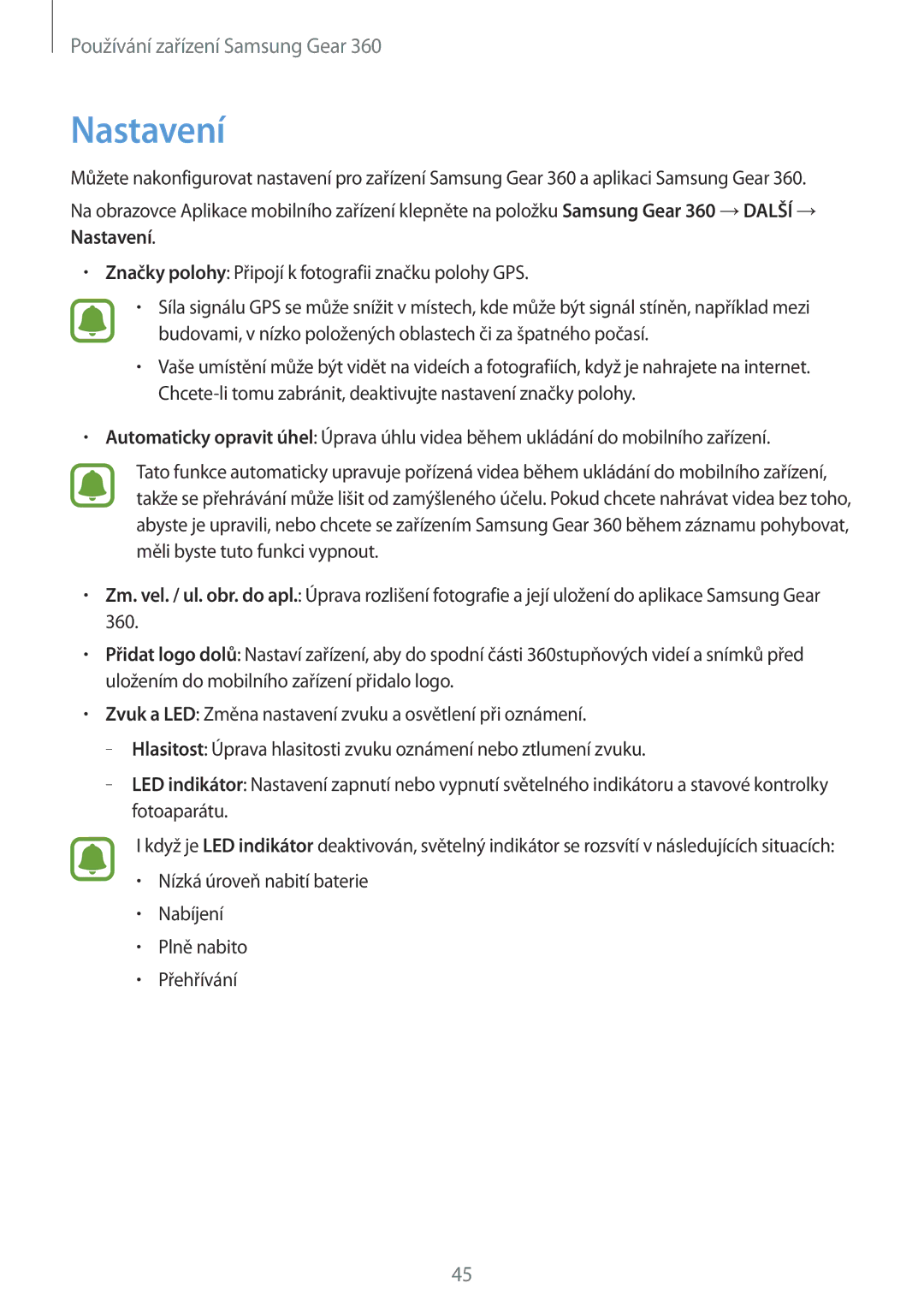 Samsung SM-C200NZWAXEZ manual Nastavení 