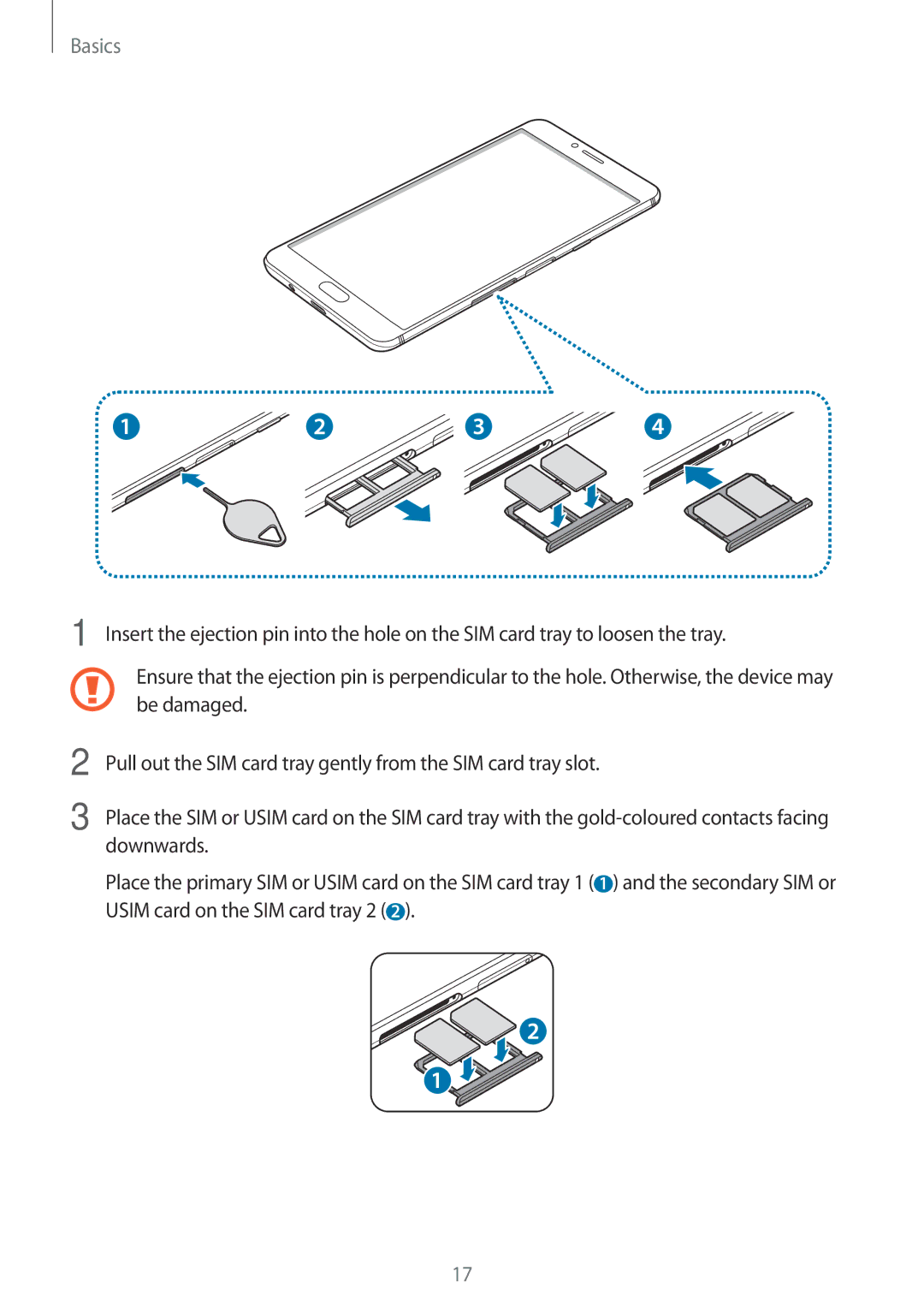 Samsung SM-C900FZKDXEV, SM-C900FZDDXEV manual Basics 