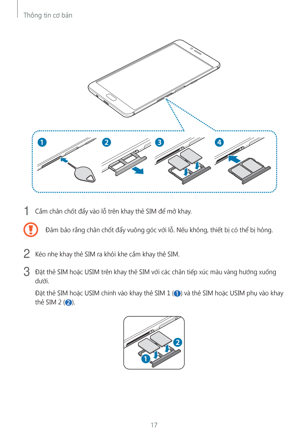 Samsung SM-C900FZKDXEV, SM-C900FZDDXEV manual Thông tin cơ bản 